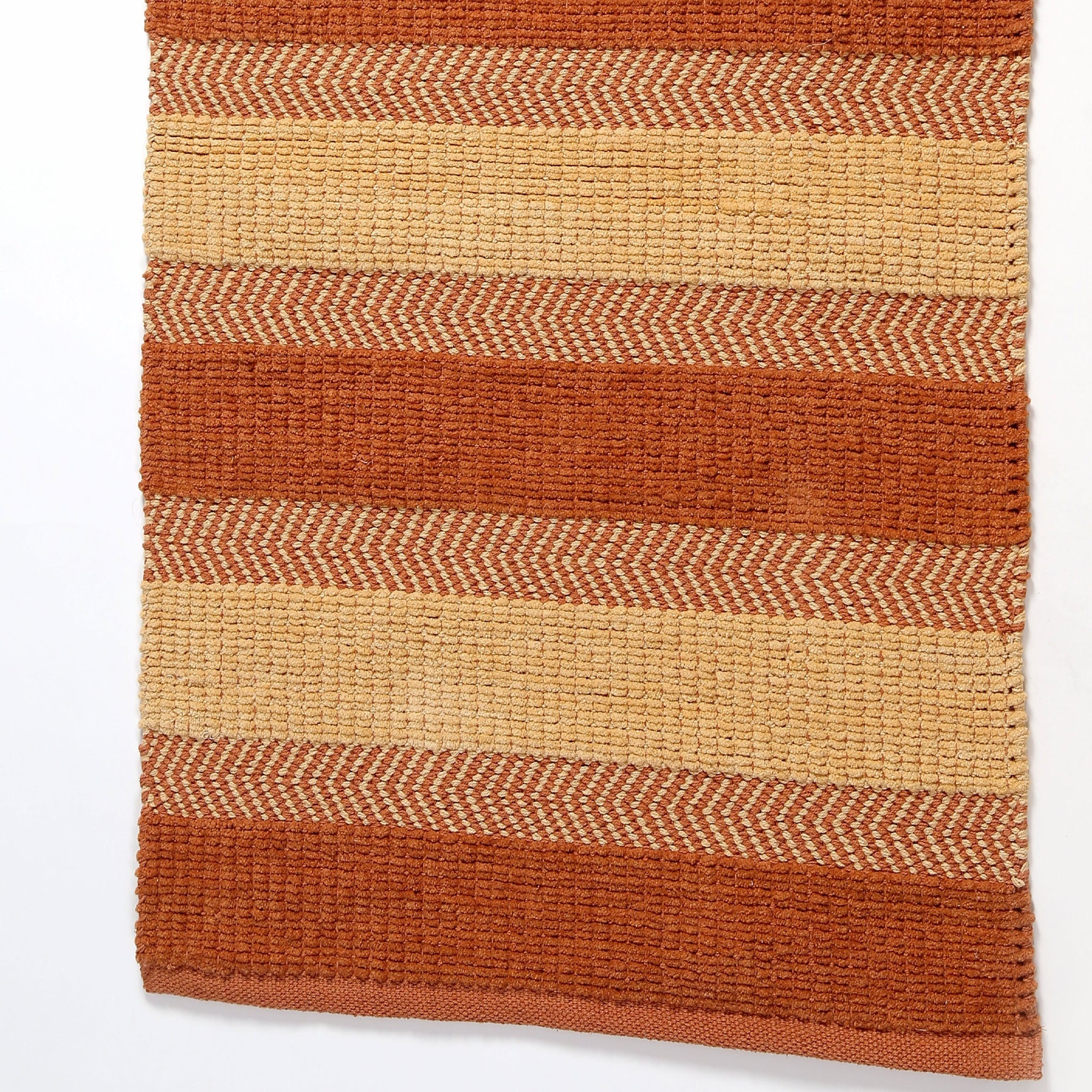Soft Cotton and Chenille Rug / Dhurrie  KDSN-MG-1022