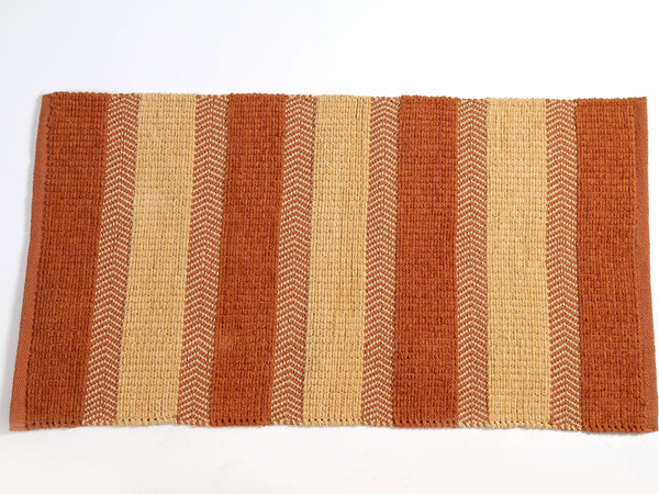Soft Cotton and Chenille Rug / Dhurrie  KDSN-MG-1022