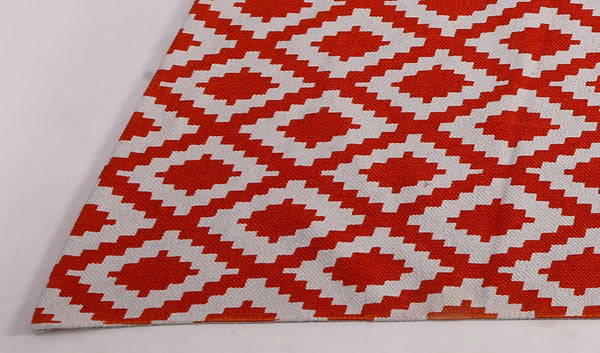 Cotton Printed Carpet/ Rug / Dhurrie KDSN-MG-9041